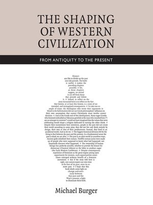cover image of The Shaping of Western Civilization